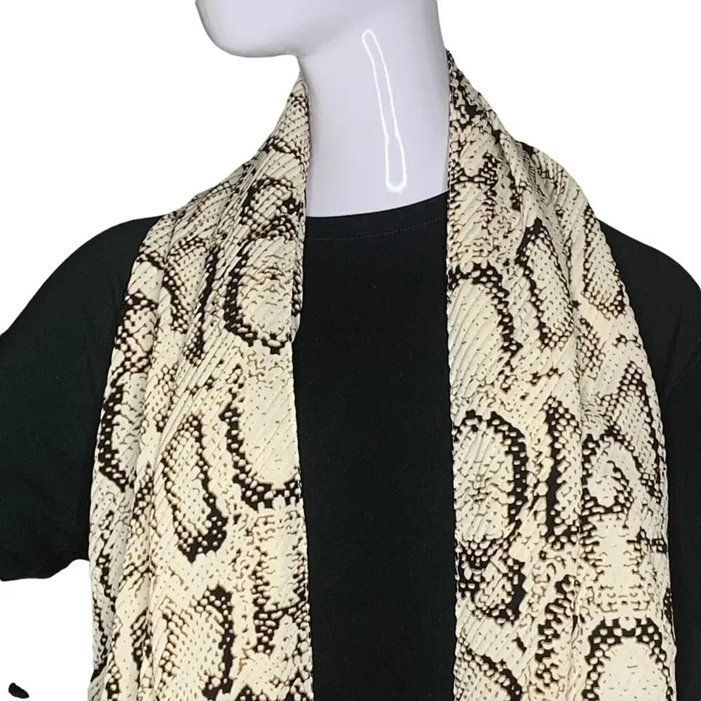 ALDO Benarth NWT Scarf Snake Print Lightweight Preppy Style